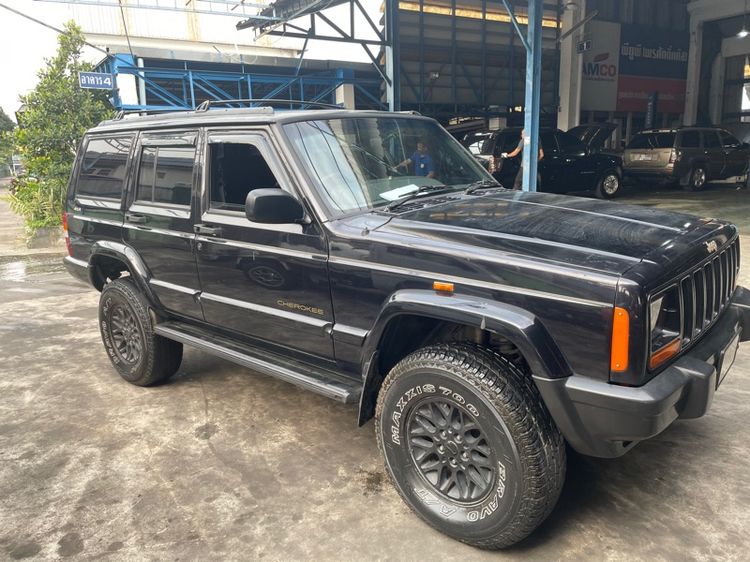 Jeep Cherokee 1998 4.0 Limited 4WD Utility-car เบนซิน LPG เกียร์อัตโนมัติ ดำ รูปที่ 3