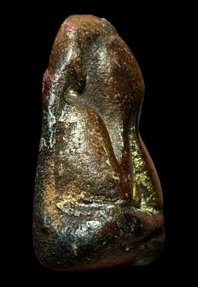 พระปิดตาหลวงพ่อแก้ววัดเครือวัลย์ เนื้อกะลาหลังแบบ รูปที่ 3