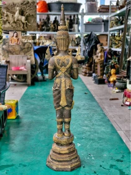 พระบูชาทองเหลืองเก่า รูปที่ 4