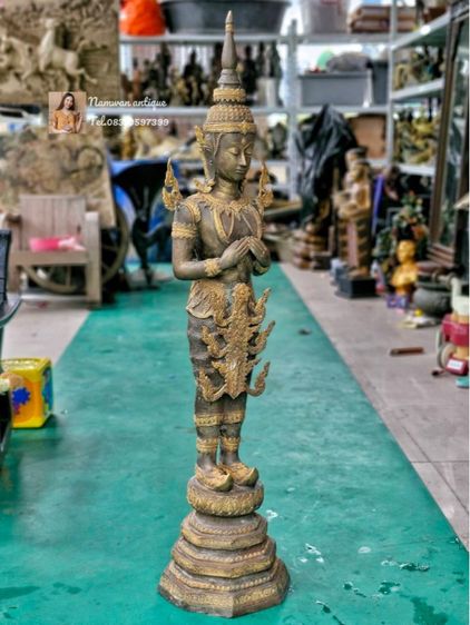 พระบูชาทองเหลืองเก่า รูปที่ 3