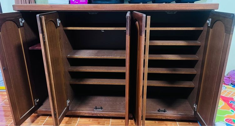 ตู้ไม้ใส่ของ ใส่เอกสาร ใส่รองเท้า สารพัดประโยชน์ รูปที่ 2