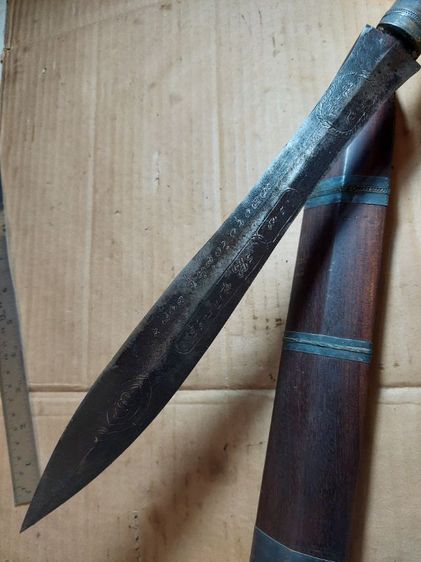 เครื่องรางพระขันลายจักนารายณ์หลวงพ่อเดิมใบ 12 ยาวรวม 21 นิ้ว รูปที่ 7