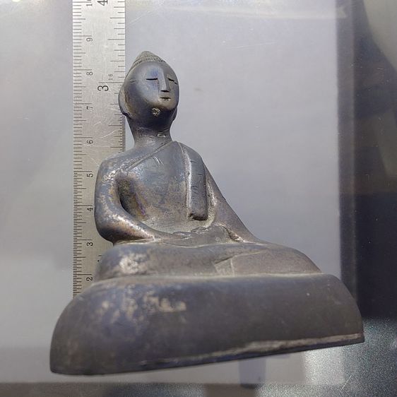 พระบูชา ฝีพระหัตถ์สมเด็จย่า ปี 2515 สภาพสวย ผิวหิ้ง เข้มๆ รูปที่ 7