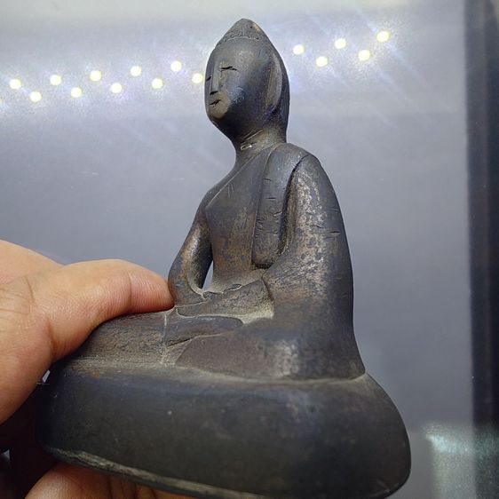 พระบูชา ฝีพระหัตถ์สมเด็จย่า ปี 2515 สภาพสวย ผิวหิ้ง เข้มๆ รูปที่ 5