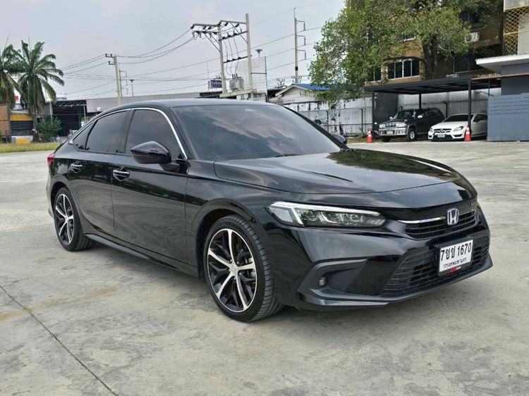 Honda Civic 2023 2.0 eHEV RS ไฮบริด เกียร์อัตโนมัติ ดำ รูปที่ 4
