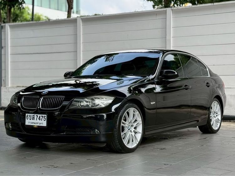 BMW Series 3 2007 325i Sedan เบนซิน ไม่ติดแก๊ส เกียร์อัตโนมัติ ดำ รูปที่ 3