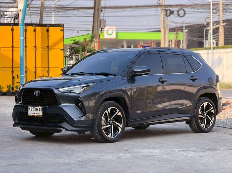 รถ Toyota Yaris Cross 1.5 HEV Premium Luxury สี เทา