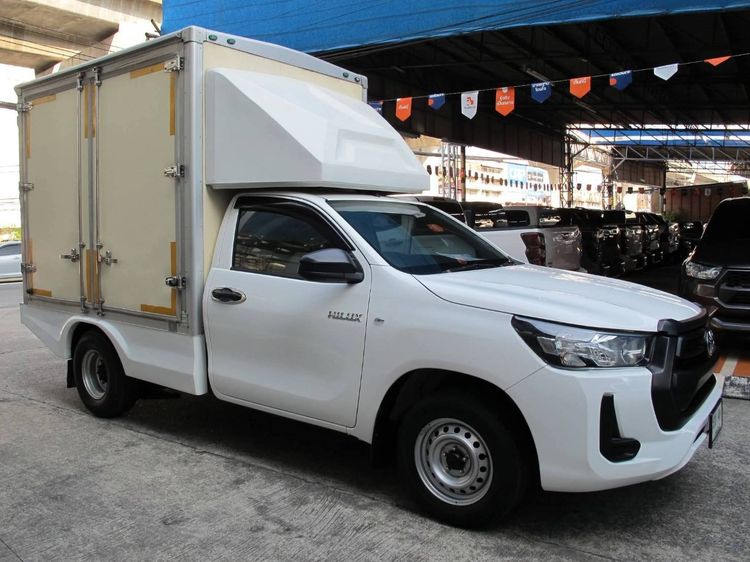 Toyota Hilux Revo 2023 2.4 Entry Van ดีเซล ไม่ติดแก๊ส เกียร์ธรรมดา ขาว รูปที่ 2