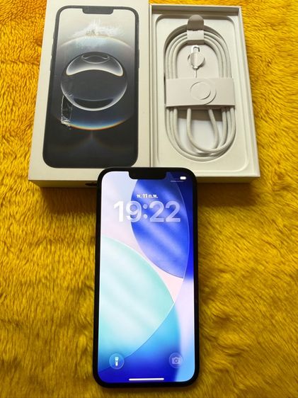 iPhone 16e-ดำใหม่มากรอบชาร์จ7ครั่ง