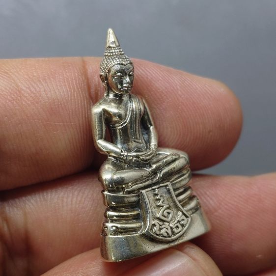 พระพุทธโสธร ลอยองค์ เนื้อเงินขัดเงา ที่ระลึกกรมศุลกากร 120 ปี พ.ศ.2537 พร้อมกล่องเดิม รูปที่ 5