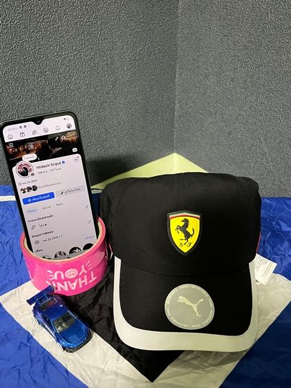 หมวกและหมวกแก๊ป หมวก PUMA AUTO  Scuderia Ferrari SPTWR Race Baseball 2024
