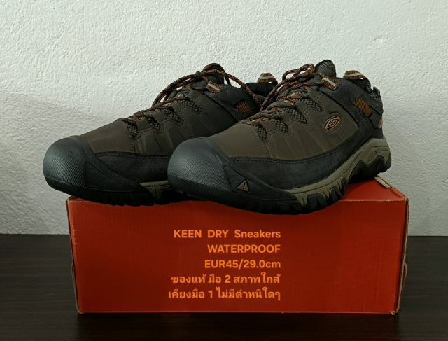 KEEN DRY Hiking Sneakers, Men's US11.5 EU45(29.0cm) Original ของแท้ มือ 2 สภาพแทบไม่ต่างจากมือ 1, รองเท้าเดินป่า KEEN หนังแท้ พื้นเต็มสวยมาก รูปที่ 5
