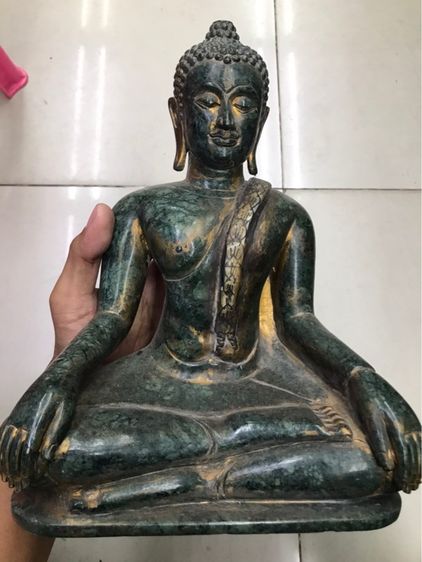 พระบูชาหยกแกะหน้าตัก9นิ้วฐาน12นิ้ถอดได้สนใจสอบถามได้ค่ะ รูปที่ 6