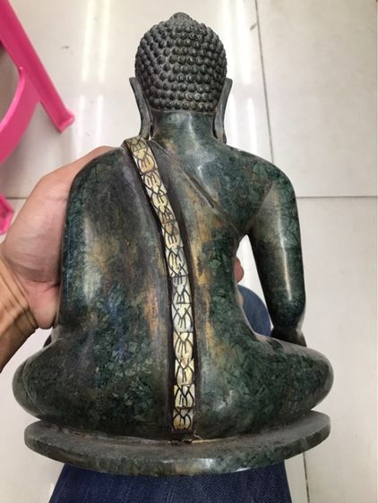 พระบูชาหยกแกะหน้าตัก9นิ้วฐาน12นิ้ถอดได้สนใจสอบถามได้ค่ะ รูปที่ 4