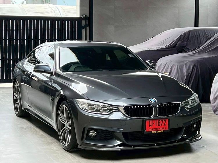 BMW Series 4 2016 420i Sedan เบนซิน ไม่ติดแก๊ส เกียร์อัตโนมัติ เทา รูปที่ 2