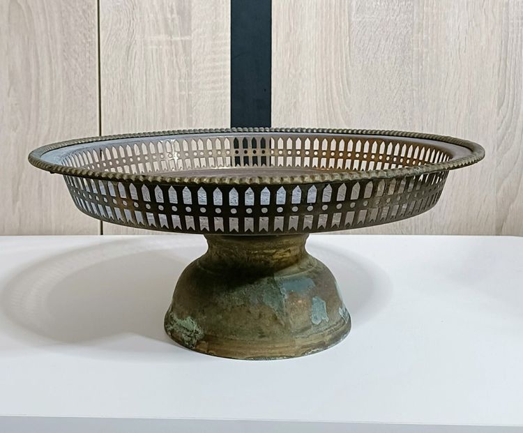 💟 ชุดพานทองเหลือง 3 ชิ้น  รูปที่ 9