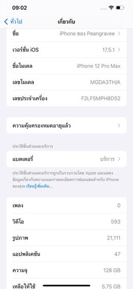 ไอโฟน 12 PM 128GB รูปที่ 9