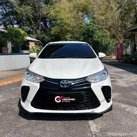 Toyota Yaris 2021 1.2 Entry Sedan เบนซิน ไม่ติดแก๊ส เกียร์อัตโนมัติ ขาว รูปที่ 2