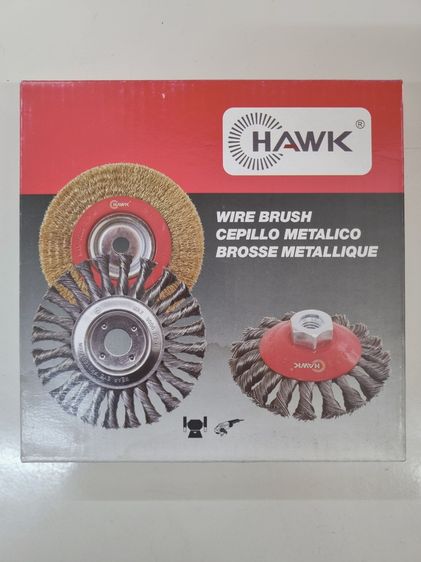 แปรงลวดกลม สีทอง Hawk 
