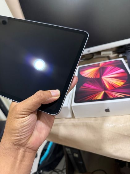 iPad Pro M1 128GB Wifi-Fi  Celluar ตำหนินิดหน่อยทำงาน ตัดต่ออื่นๆ ลื่นปรื้ด สอบถามเพิ่มเติมได้ครับ รูปที่ 7