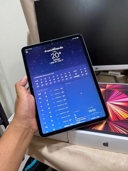 iPad Pro M1 128GB Wifi-Fi  Celluar ตำหนินิดหน่อยทำงาน ตัดต่ออื่นๆ ลื่นปรื้ด สอบถามเพิ่มเติมได้ครับ รูปที่ 5