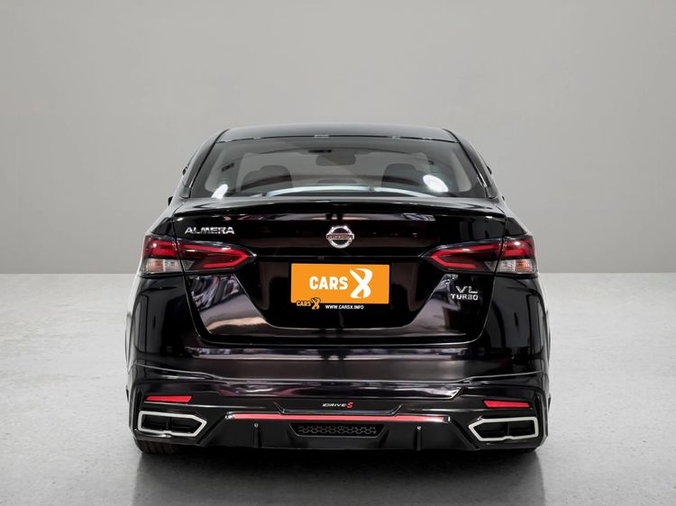 Nissan Almera 2020 1.0 VL Sedan เบนซิน ไม่ติดแก๊ส เกียร์อัตโนมัติ ดำ รูปที่ 3