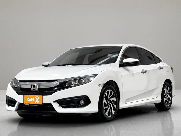 Honda Civic 2016 1.8 EL i-VTEC Sedan เบนซิน ไม่ติดแก๊ส เกียร์อัตโนมัติ ขาว
