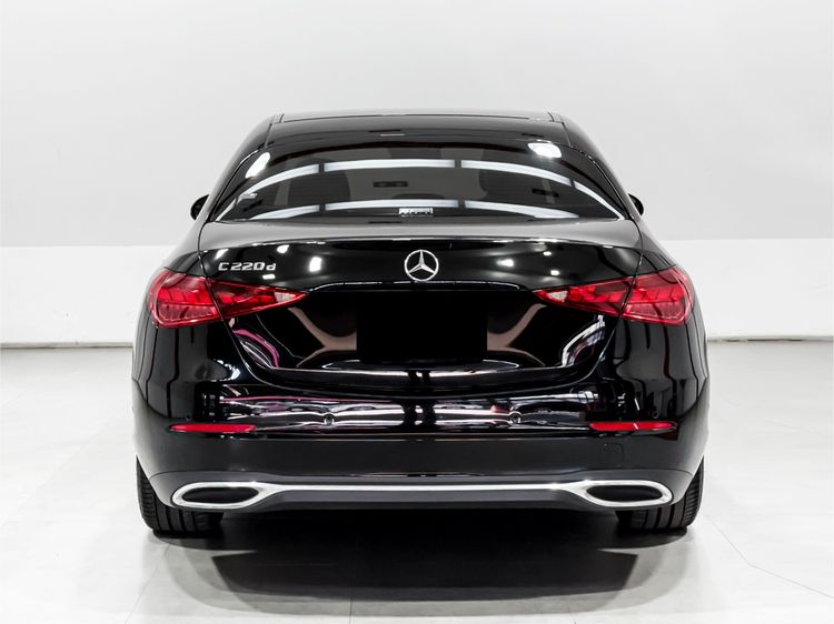 Mercedes-Benz C-Class 2022 C220 Sedan ดีเซล เกียร์อัตโนมัติ ดำ รูปที่ 4