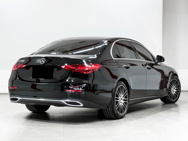 Mercedes-Benz C-Class 2022 C220 Sedan ดีเซล เกียร์อัตโนมัติ ดำ รูปที่ 3