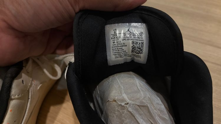 Nike Air Jordan 1 low paint splatter brushstroke swoosh รูปที่ 2