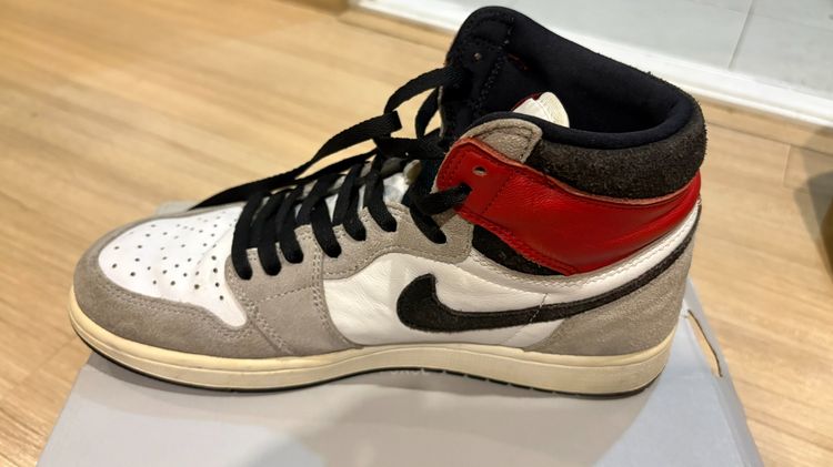 Nike Jordan 1 Retro High Light Smoke Grey รูปที่ 7