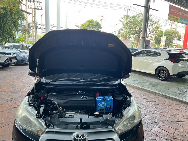 Toyota Yaris 2014 1.2 G Sedan เบนซิน ไม่ติดแก๊ส เกียร์อัตโนมัติ ดำ รูปที่ 3