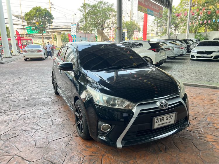 Toyota Yaris 2014 1.2 G Sedan เบนซิน ไม่ติดแก๊ส เกียร์อัตโนมัติ ดำ รูปที่ 2
