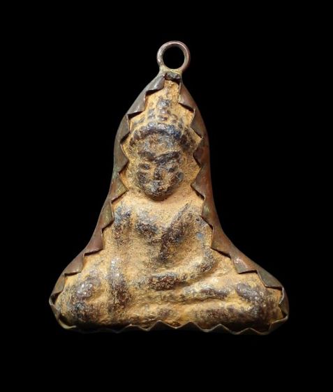 พระร่วงนั่งเข่ากว้าง เนื้อชิน