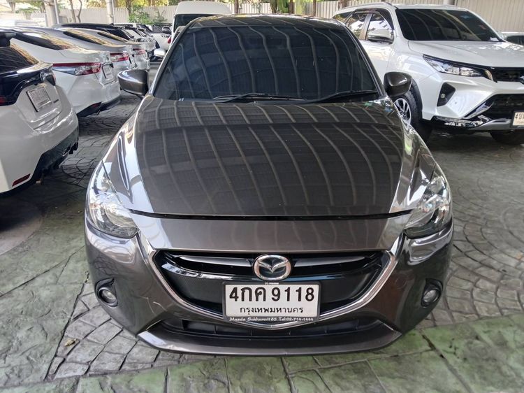 Mazda Mazda 2 2015 1.5 XD High Plus Sedan ดีเซล ไม่ติดแก๊ส เกียร์อัตโนมัติ น้ำตาล รูปที่ 2