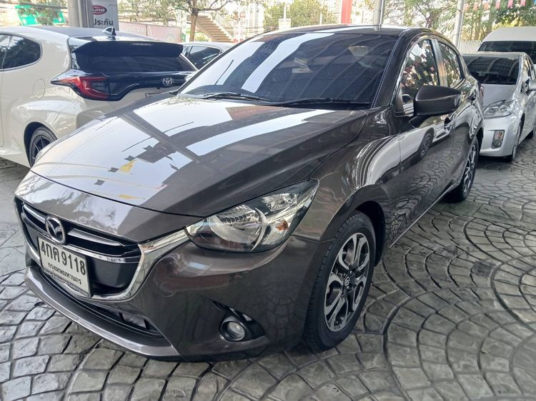 Mazda Mazda 2 2015 1.5 XD High Plus Sedan ดีเซล ไม่ติดแก๊ส เกียร์อัตโนมัติ น้ำตาล รูปที่ 3