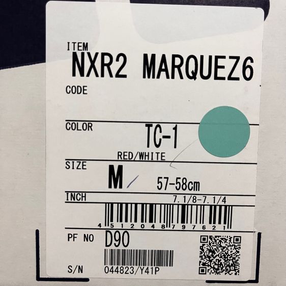 SHOEI NXR2  MARQUEZ6 (ของเเท้) รูปที่ 9