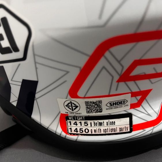 SHOEI NXR2  MARQUEZ6 (ของเเท้) รูปที่ 4