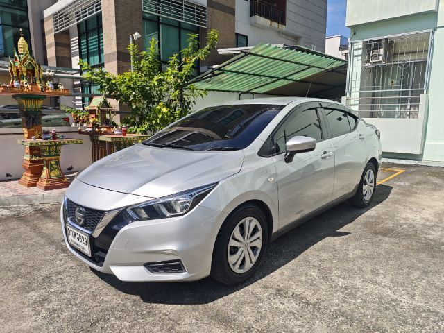 Nissan Almera 2020 1.0L Turbo EL CVT Sedan เบนซิน ไม่ติดแก๊ส เกียร์อัตโนมัติ เทา รูปที่ 2