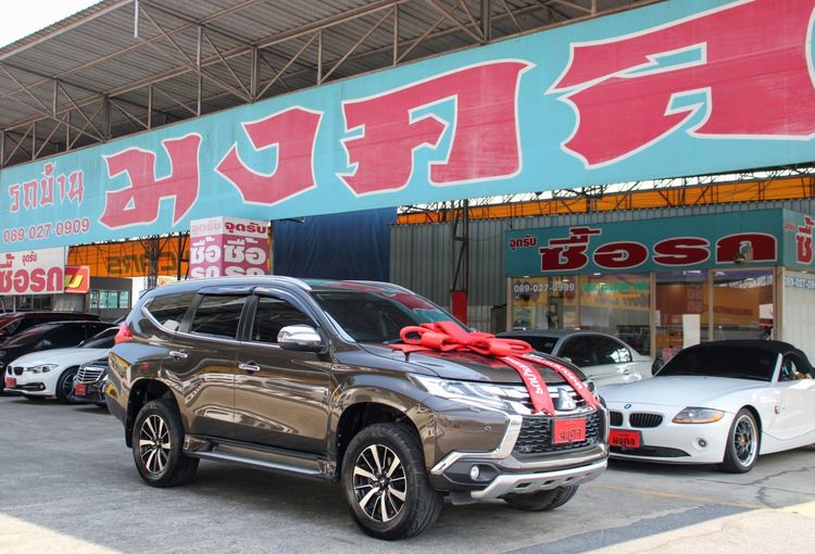 Mitsubishi Pajero Sport 2019 2.4 GT Premium Utility-car ดีเซล ไม่ติดแก๊ส เกียร์อัตโนมัติ น้ำตาล รูปที่ 3
