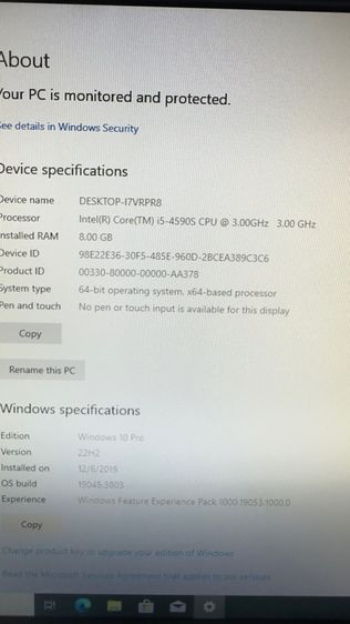 All in one Acer i5-4590S รูปที่ 6