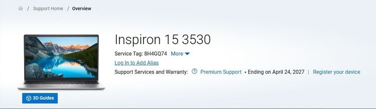 ขาย โน๊ตบุ็ค Dell Inspiron 15 3530 Core i5 Gen 13 มือสอง  รูปที่ 2