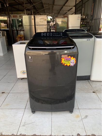 ฝาบน เครื่องซักผ้ามือสองยี่ห้อ Samsung อินวอเตอร์ขนาด 15 กิโล 4990 บาทค่ะ