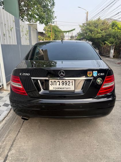 Mercedes-Benz C-Class 2012 C200 CGI Sedan เบนซิน ไม่ติดแก๊ส เกียร์อัตโนมัติ ดำ รูปที่ 2