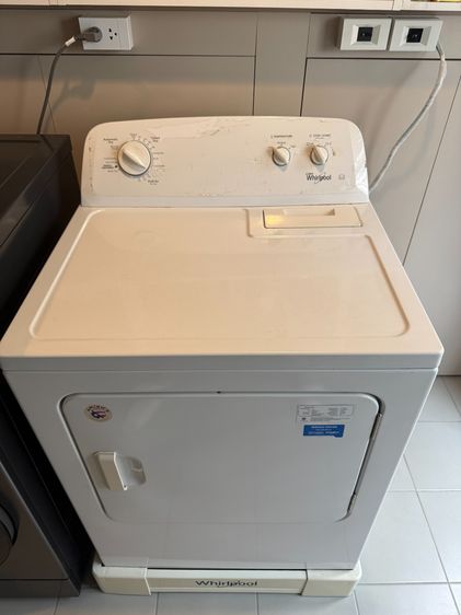 เครื่องอบผ้า WHIRLPOOL 3LWED4705FW 10.5 กก. + ขาตั้ง รูปที่ 2