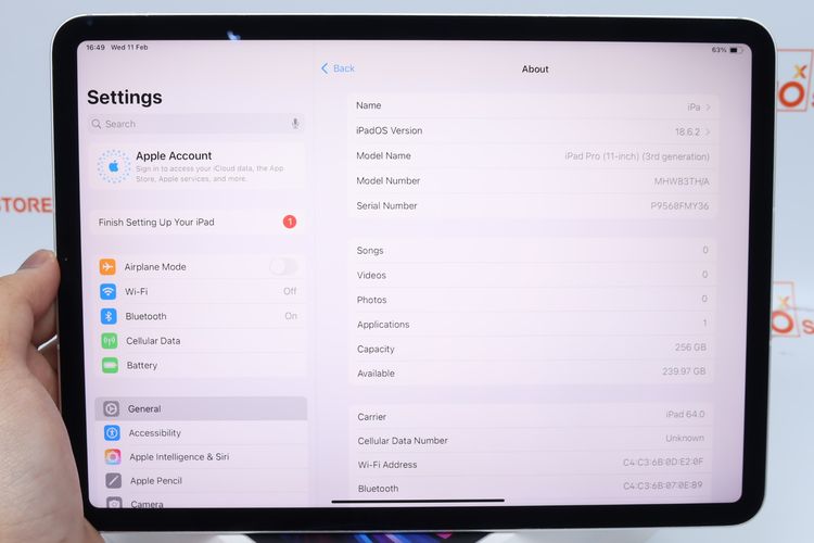 iPad Pro M1 11" 256GB WIFI+Cellular รูปที่ 12