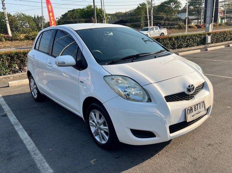 Toyota Yaris 2009 1.5 E เบนซิน ไม่ติดแก๊ส เกียร์อัตโนมัติ ขาว