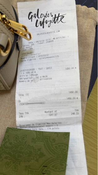 Gucci Ophidia Mini Top Handle รูปที่ 7