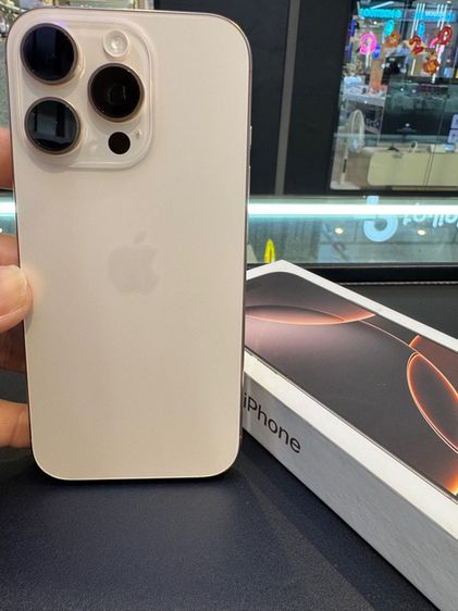 256 GB iPhone16Pro 256GB สีทอง สภาพสวย ประกันถึง19พค69 เครื่องศูนย์แท้ออสเตรเลีย 