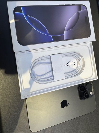 16Promax 256GB สีดำ เครื่องศูนย์แท้ ประกันถึง9เมษา69 รูปที่ 2